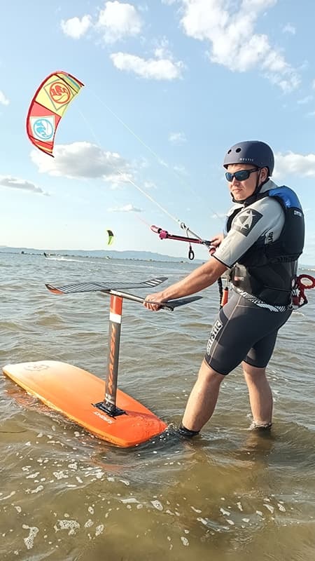 Curso Privado Hydrofoil Kite en Delta del Ebro | Nivel Intermedio