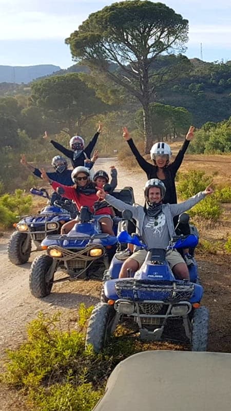 Marbella : Itinéraire guidée en quad à Malaga