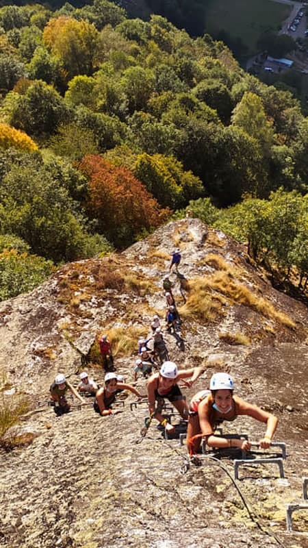Vía Ferrata de Cledes y Barranquismo en Bausen nivel K2 en la Val d’Aran