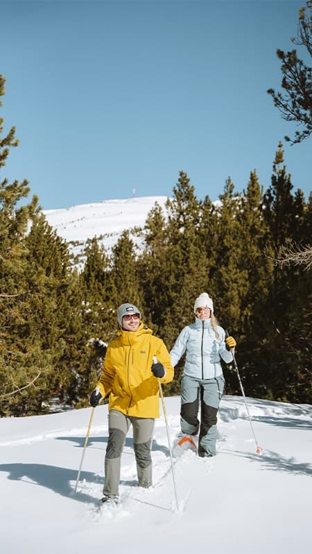 Andorre: Location de raquettes de neige 2h à Grau Roig, Grandvalira