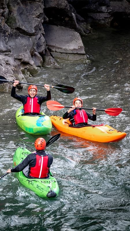 Benasque: Kayak initiation on the Ésera river