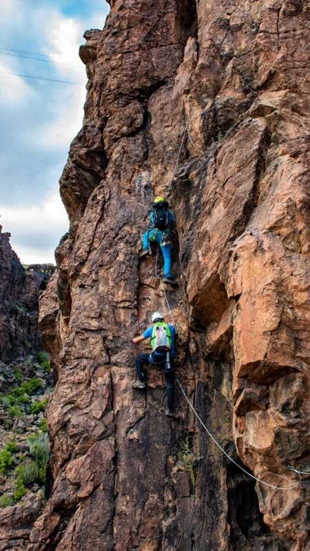 Gran Canaria: Via ferrata 'Love and Hate' 4h - Niveau K3