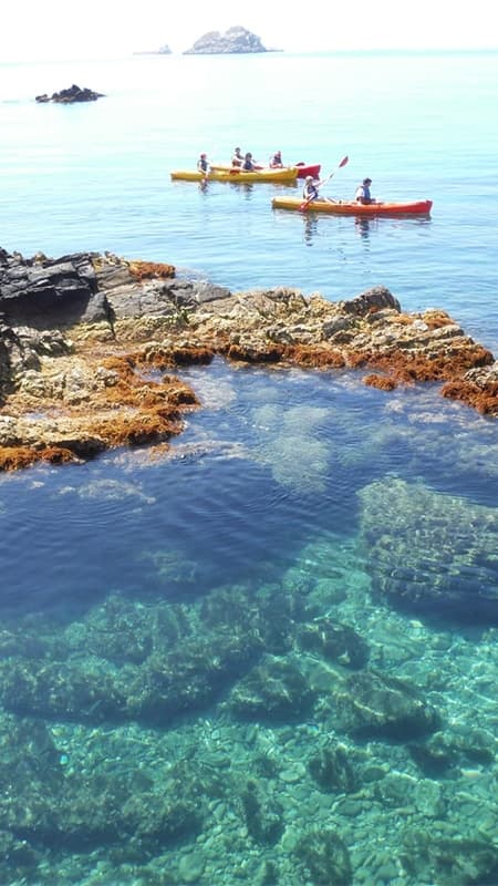 Sierra De La Muela, Cabo Tiñoso and Roldán: Kayak guided tour and snorkel in the Marine Reserve of Los Colomos Island