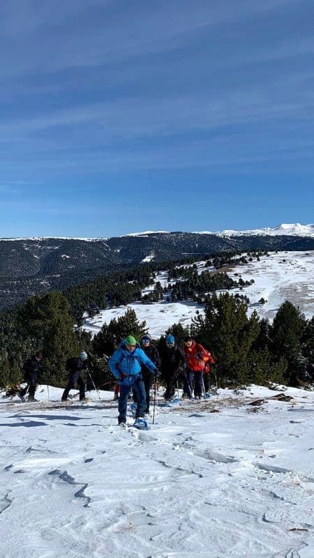 Snowshoeing route 3h in La Cerdanya