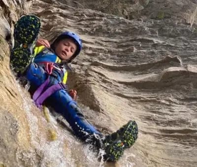 Barranquisme al Pirineu Aragonès en família, a prop de Murillo de Gállego