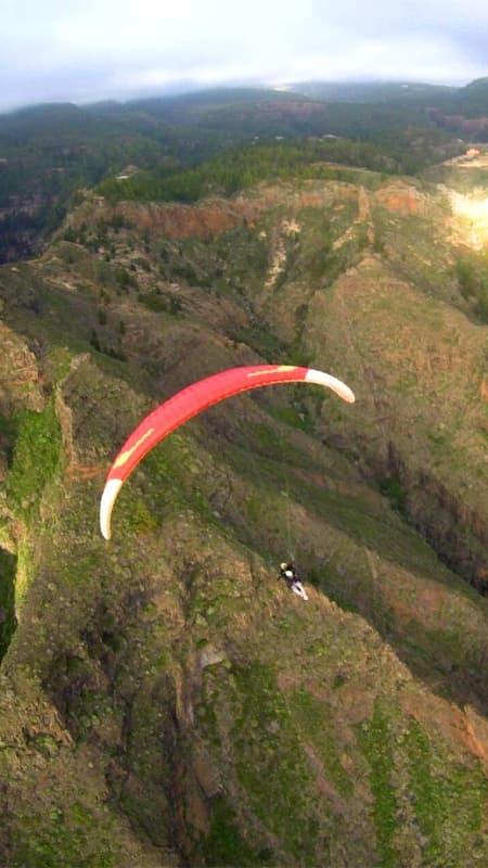 Parque Nacional del Teide: Paragliding flight Izaña high mountain of 40min in Tenerife
