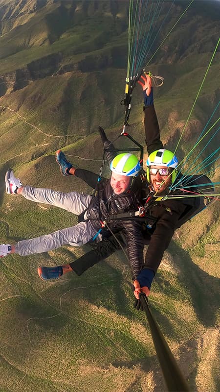 25min Vuelo en parapente Ifonche en Tenerife cerca del Parque Nacional del Teide