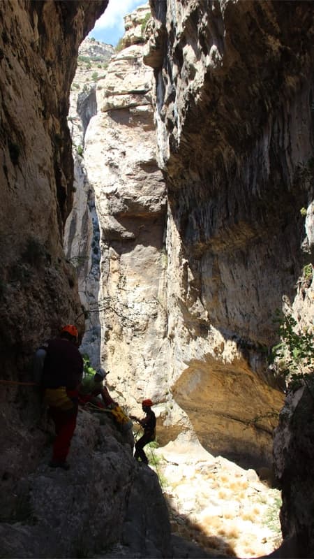 Barranc sec Cocioles de 4h Nivell Intermig a Teruel, Baix Aragó