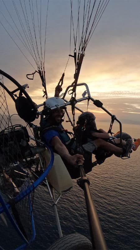 Vol en paramotor o paratrike de 20min a prop del Parc Nacional del Teide