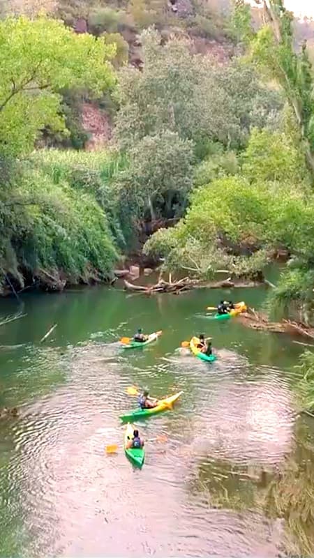 Kayak al riu Ebre a Tarragona: tram Miravet a Benifallet