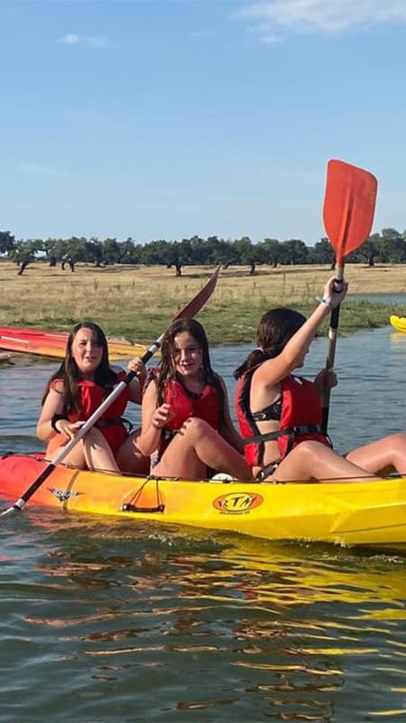 1h Alquiler de Kayak Badajoz en el Embalse de Aguijón