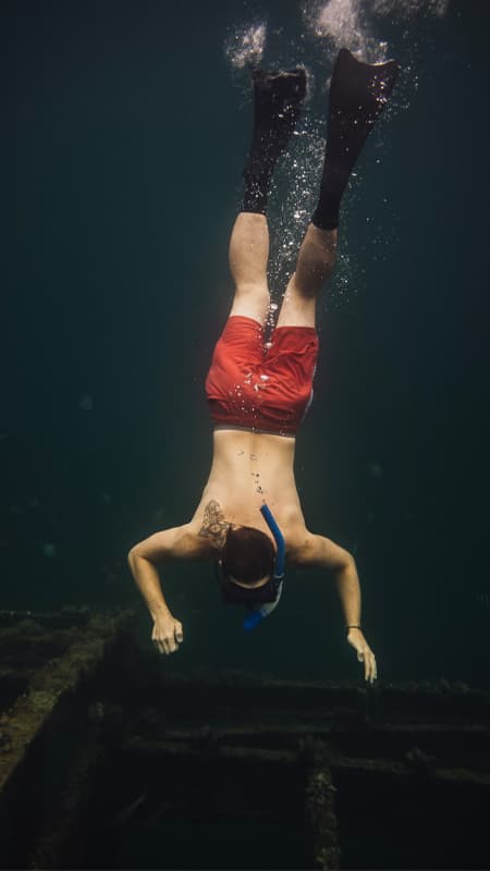 Ruta Nocturna en Kayak Transparente y Snorkel en Las Canteras (2h)