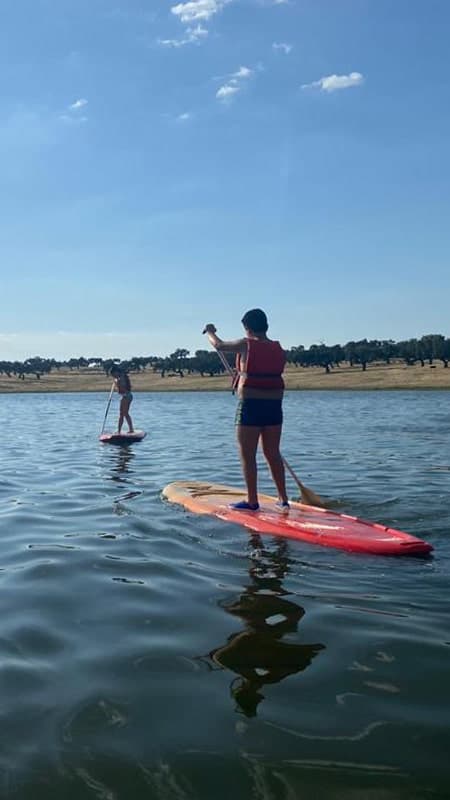 1h Alquiler Tabla de Paddle Surf en el Embalse de Aguijón: Badajoz