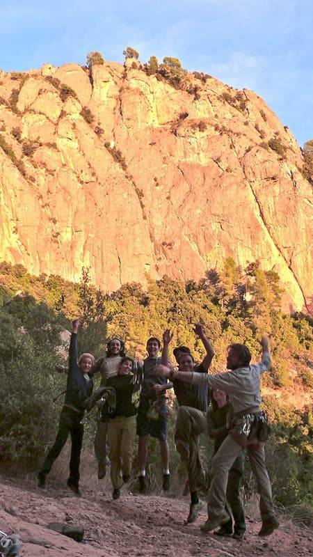 Curso de Escalada vía larga en el Parque Natural de Montserrat - Nivel Intermedio