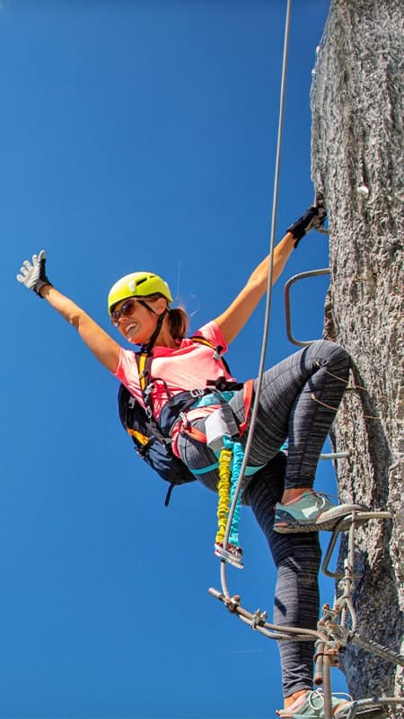Via ferrata nivel intermedio de 4h en Jaca, Pirineo Aragonés