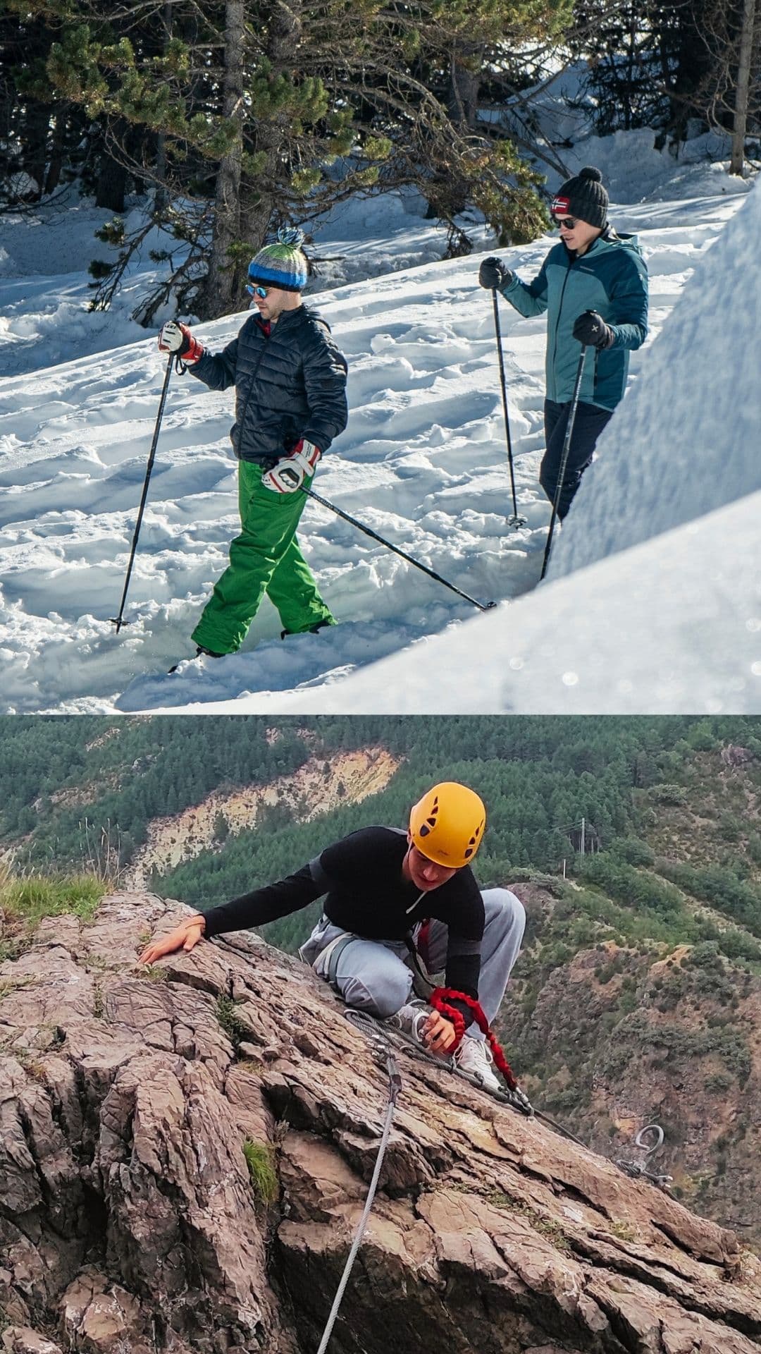 Pirineus de Lleida: COMBO 2 DIES Via ferrada + Raquetes de neu – Boí Taüll i Pont de Suert