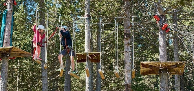Multiaventura o parques de aventura