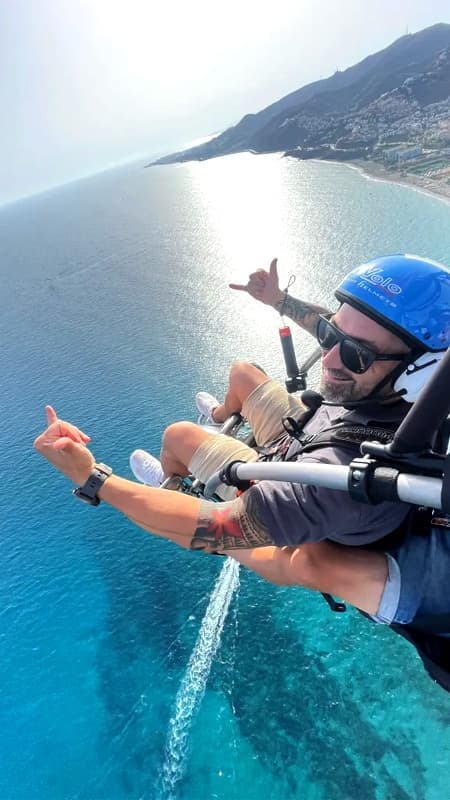Tour Paramotor 45 min sobre Nerja y Maro — Costa del Sol Oriental