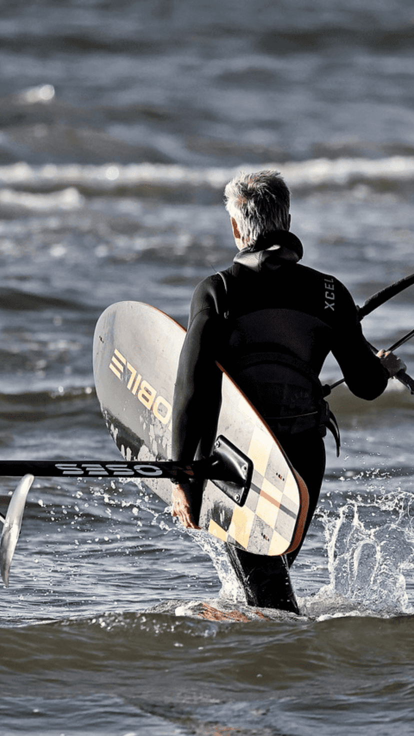 Delta de l'Ebre: Curs d'hydrofoil-kite privat de 2h o 3h - Nivell intermedi