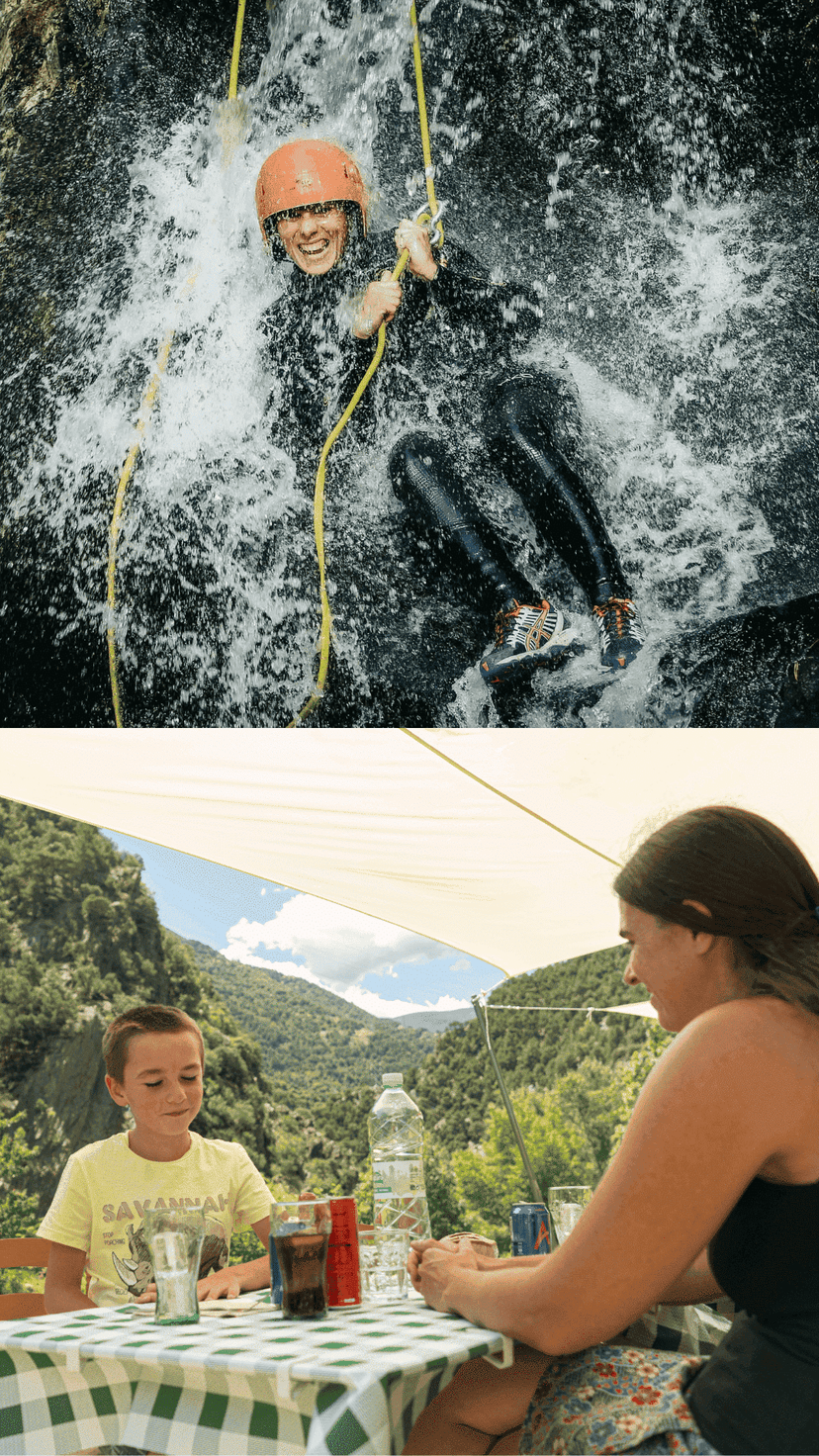 Barranquisme Familiar Berrós amb dinar a Llavorsí (Pallars Sobirà)
