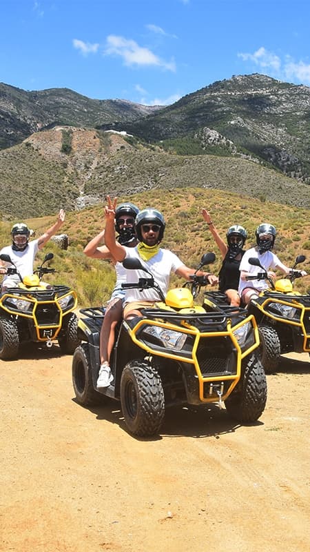 Tour guiat amb Quad biplaça de 2h per la Serra de Mijas a Màlaga