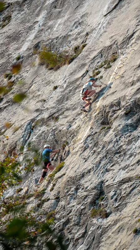 Vía Ferrata Venta del Moro · K3 con Puente Tibetano (Hoces del Cabriel, Valencia)