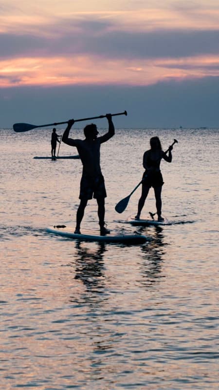 2h Ruta Guiada de Paddle Surf en Lanzarote en la Playa Blanca