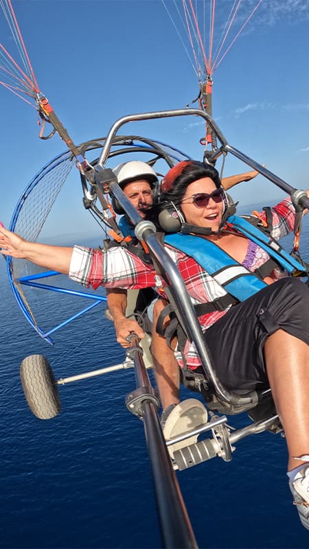 20 min de Vuelo en Paramotor o Paratrike Tenerife cerca del Parque Nacional del Teide