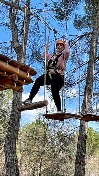 Parc d'aventura Bosc Suspès – El Colvillo, Trillo, Guadalajara