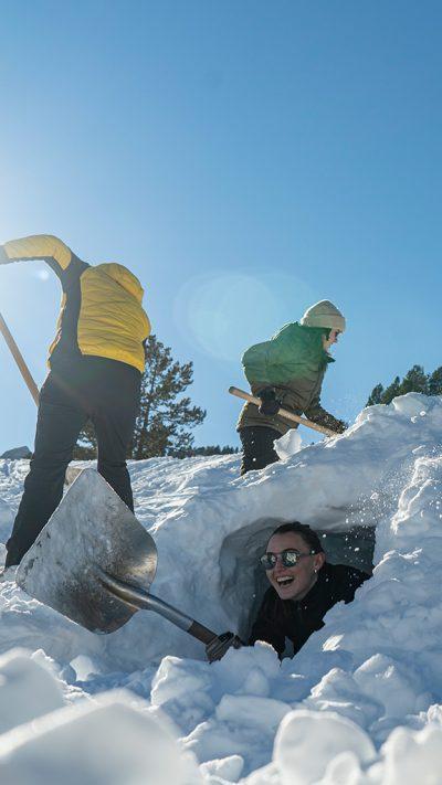 Expérience en igloo