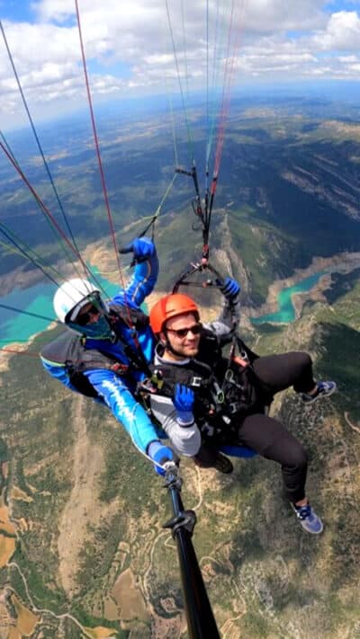 Vol en parapent 45 min sobre el Congost de Mont-rebei a Àger