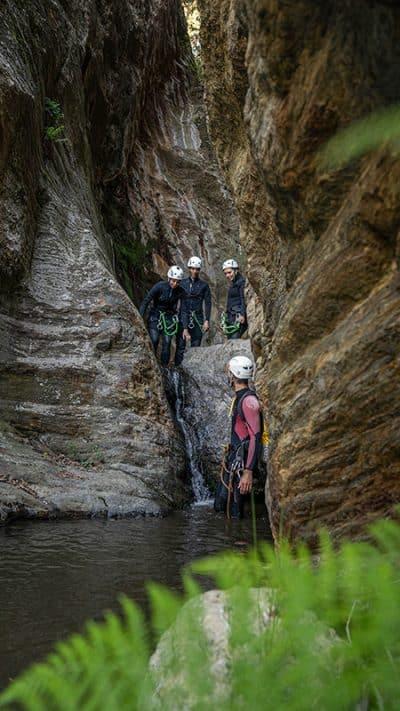 Barranco Estarón Superior: barranquismo con rapeles en el Pirineo