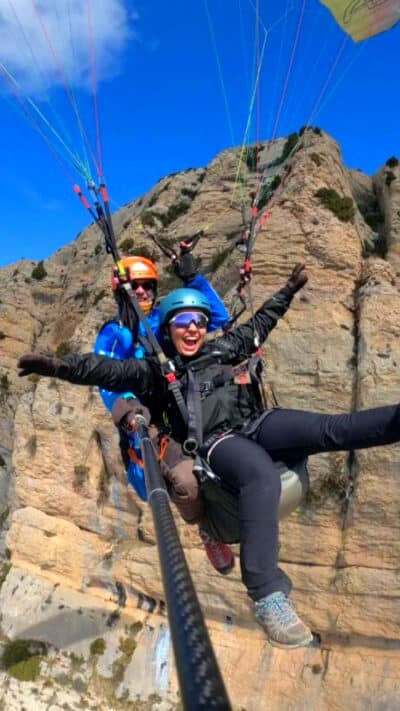 Bateig de Vol en Parapent a Àger, Lleida: Vol Tèrmic sobre la Serra del Montsec