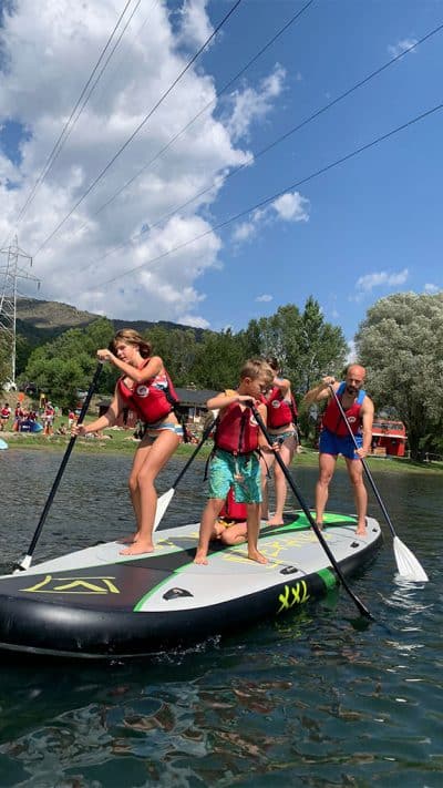 Actividades BIGSUP en el Lago de La Torrassa con RocRoi