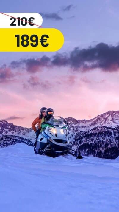 Andorre : Excursion nocturne d’une heure en motoneige – Grau Roig