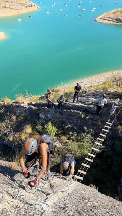 Vía Ferrata Sacedón «Boca del Infierno» Nivel K3 cerca Madrid