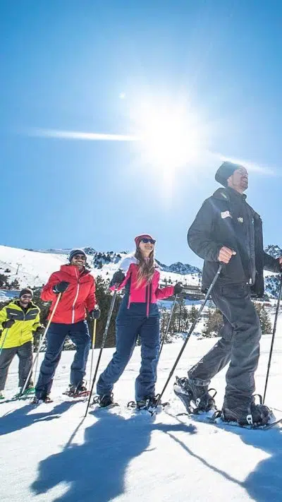 Andorra: Lloguer de raquetes de neu de 5h a Grau Roig