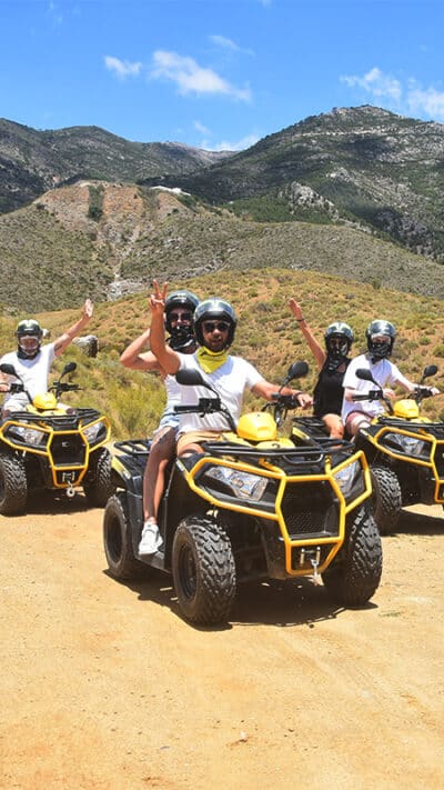 Tour guiat amb Quad biplaça de 2h per la Serra de Mijas a Màlaga