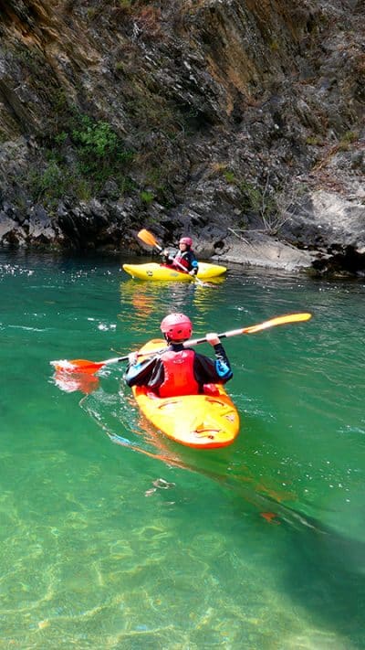 Bateig Kayak Immersion a Llavorsí -- Iniciació en riu