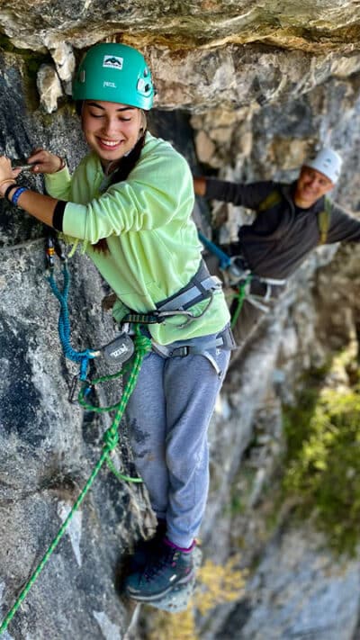Via ferrata de Escarrilla el Escuacho de 3h en el Valle de Tena