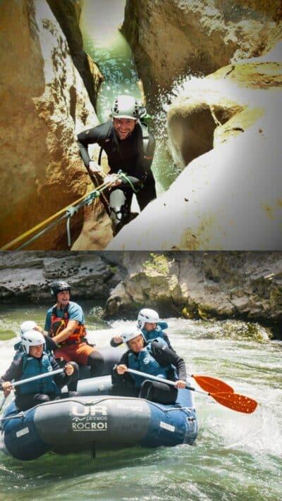 COMBO Rafting + Canyoning: Two days of adventure in the Aragonese Pyrenees