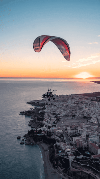 Bautismo Paramotor 15 min en Torre del Mar — Costa del Sol Oriental