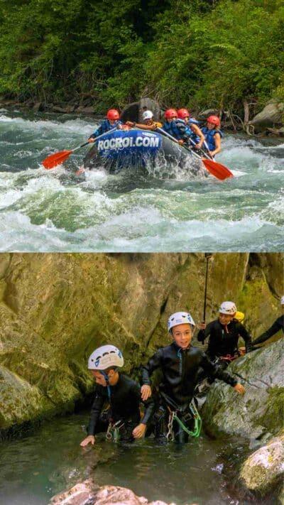 COMBO Familiar o iniciación: Pack Rafting y Barranco, Llavorsí