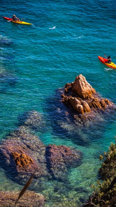 Kayak y Snorkel en Els Colls, Garraf: Excursión de 3 Horas desde Vilanova