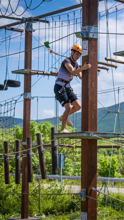 Serra de Guadarrama: Parc d’aventures amb cordes i tirolines d’1h a Madrid